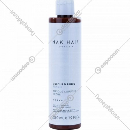 Оттеночный бальзам для волос «NAK» Colour Masque, Peach, 260 мл