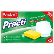 Губки для посуды «Paclan Practi Universal» 5 шт.