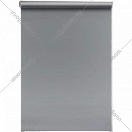 Рулонная штора «Эскар» Blackout, 814620831601, отражающий серый, 83х170 см