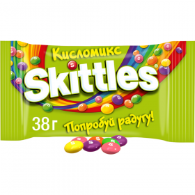 Драже же­ва­тель­ное «Skittles» кис­ло­микс, 38 г