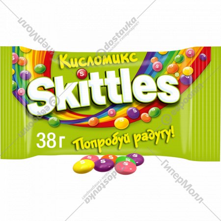 Драже жевательное «Skittles» кисломикс, 38 г
