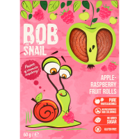 

Фрукт.ролл"BOB SNAIL"(яблоко-малина)60г