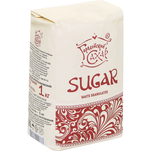 Сахар свекловичный «Городейский сахар» песок, 1 кг  с доставкой .