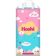 Детские подгузники «Hoshi» Baby Diapers, L 4, Large, 54 шт
