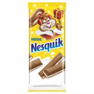 Шоколад «Nesquik» молочный с молочной начинкой и кальцием, 100 г