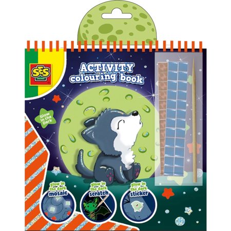 Раскраска SES Creative Волчонок, 118