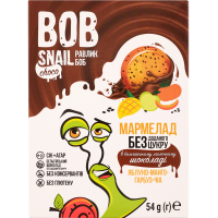 

Мармел."BOB SNAIL"(ябл-манг-тыкв.шок)38г