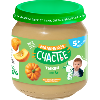 

Пюре "МАЛЕНЬКОЕ СЧАСТЬЕ" (тыква) 90г