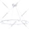 Подвесной светильник «Ambrella light» FL51761/1+8 WH, белый