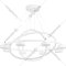 Подвесной светильник «Ambrella light» FL51777/3+8 WH, белый
