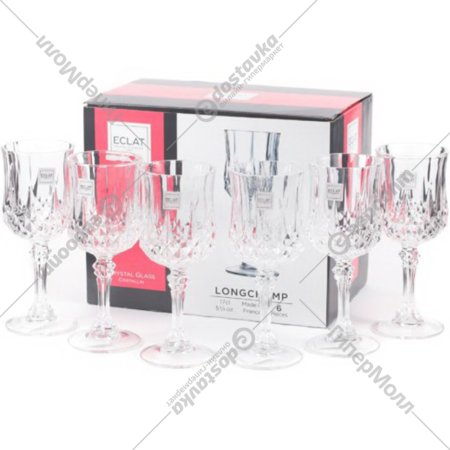 Набор бокалов для вина «Eclat» Longchamp, 6 шт, 250 мл