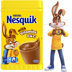 Какао-на­пи­ток «Nesquik» быст­ро­рас­тво­ри­мый, обо­га­щен­ный 420 г