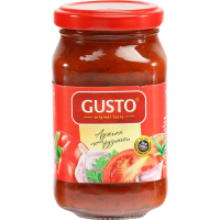 

Припр"GUSTO"Аджика по-грузин"(ст/б)212г