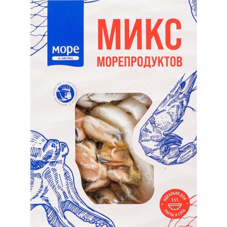 Коктейль из морепродуктов «Море от John Dory» мороженый, 400 г