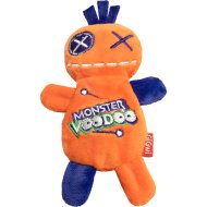 Игрушка для собак «Triol» Monster Voodoo, GiGwi, кукла-вуду, оранжевая, 17.5 см