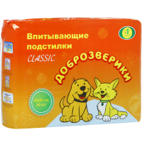 

Подстилки д/жив."CLASSIC" (60х90) 30шт