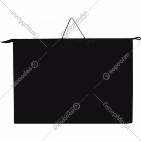 Папка для рисунков «Оникс» А1 с ручкой, ПР 4 черный