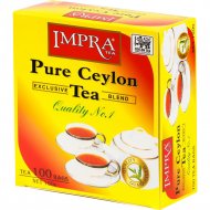 Чай черный «Impra» Ceylon Label Tea, 100х1.5 г