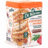 Хлебцы хрустящие «Dr.Korner» киноа, лен и розмарин, 100 г