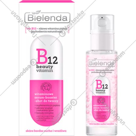 Сыворотка-бустер для лица «Bielenda» B12 Beauty Vitamin, 053369, витаминная, 30 мл