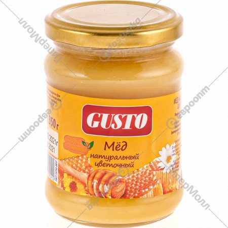 Мед натуральный «Gusto» цветочный, 350 г