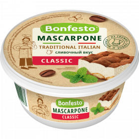 Сыр мягкий «Bonfesto» Mascarpone, 78 %, 250 г