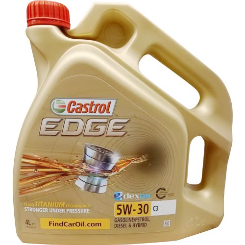 Масло моторное «Castrol» EDGE 5W-30 C3 TITANIUM FST, синтетическое, 4 л