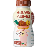 

Йогурт"МАМА ЛАМА"(ананас,2.5%)200г