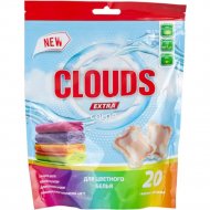 Капсулы для стирки «Clouds» для цветного белья, Color, Роза, 20х8 г