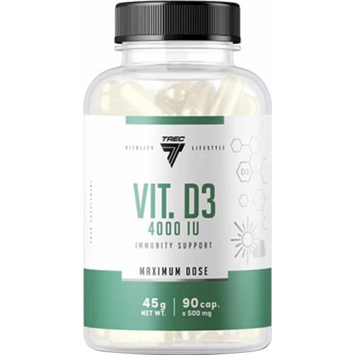 БАД «Trec Nutrition» Vitamin D3 4000 IU, 90 капсул
