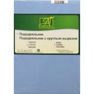 Пододеяльник «AlViTek» Сатин однотонный, ПОД-СО-22-ГОЛ, голубой, 200x220 см