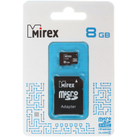 

Карта памяти microSDHC "MIREX" 8GB