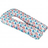 Подушка для беременных «Fun Ecotex» Комфорт, FE 18026, голубые ламы, 150х90 см