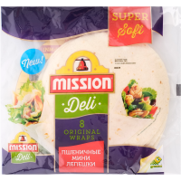 

Тортильи"MISSION"(пшен.ориг,8шт)230г