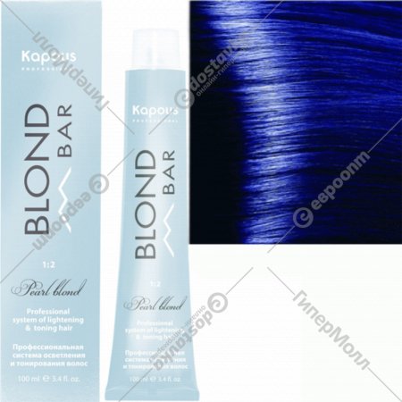 Крем-краска для волос «Kapous» Blond Bar, BB 07 корректор синий, 2340, 100 мл