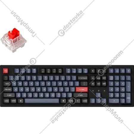 Клавиатура «Keychron» K10 Pro, K10P-H3-RU, grey/brown