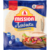 

Тортильи"MISSION"(пшен.ориг,6шт)250г