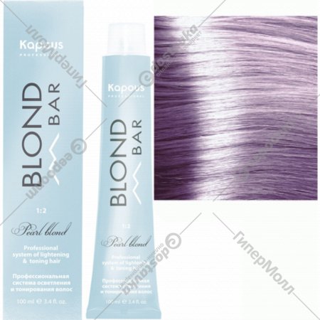 Крем-краска для волос «Kapous» Blond Bar, BB 1022 интенсивный перламутровый, 2313, 100 мл