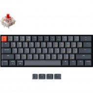 Клавиатура «Keychron» K12, K12-B1-RU, grey/red