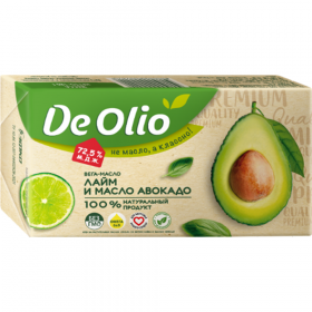 Вега-масло «De Olio» со вкусом лайма и маслом аво­ка­до, 180 г 