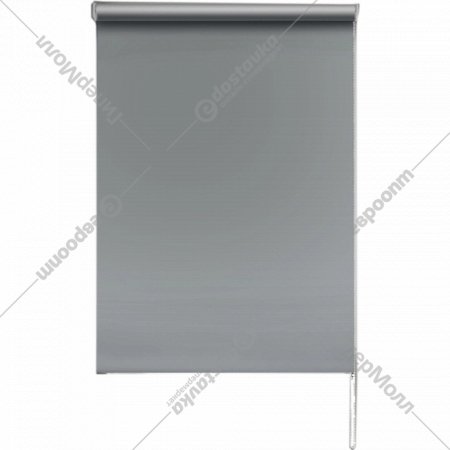 Рулонная штора «Эскар» Blackout, 814621301601, отражающий серый, 130х170 см