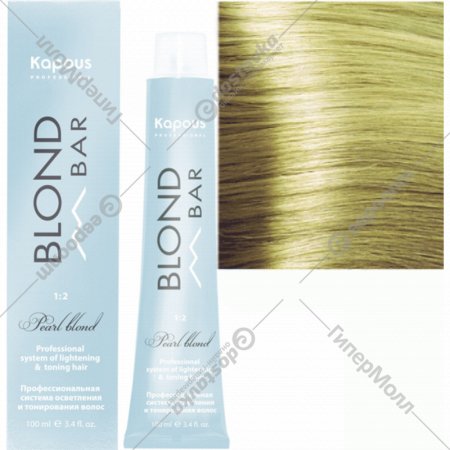 Крем-краска для волос «Kapous» Blond Bar, BB 1032 бежевый перламутровый, 2321, 100 мл