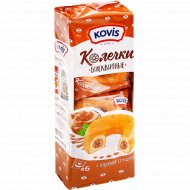 Пирожные бисквитные «Kovis» Колечки, с вареной сгущенкой, 6х40 г
