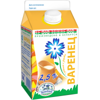 

Варенец п/пак 2,5%,Витебск 0.5кг