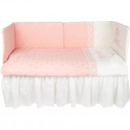 Комплект в кроватку «Lappetti» Карета, 6032/2, розовый, 6 предметов