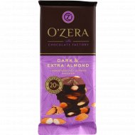Шоколад «O'Zera» горький, с цельным миндалем, 90 г