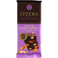 

Горький шоколад"OZERA DARK"цел.минд,90г