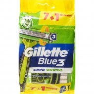 Набор одноразовых станков «Gillette» Blue 3 Simple sensetive, 8 шт