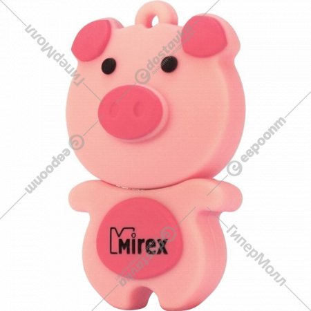 USB-накопитель «Mirex» 16GB, 13600-KIDPIP16, pig pink
