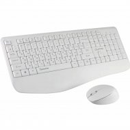 Клавиатура+мышь «Qumo» Space, K57/M75, Белый